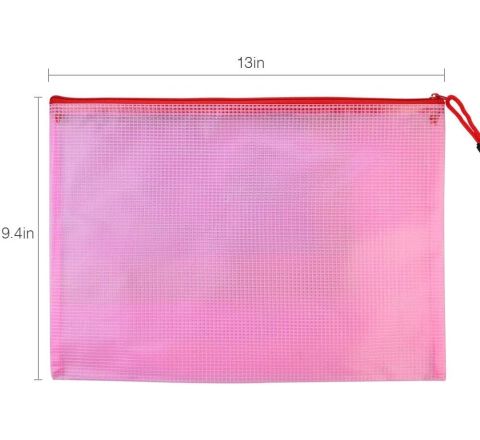 US-A56 A4 MESH ZIPPER BAG SINGLE POCKET