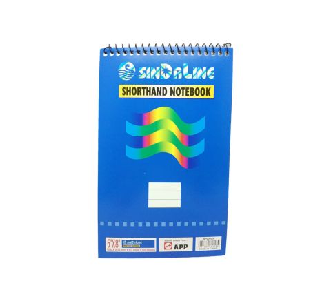 SINARLINE SP03055 SHORT HAND PAD, A5 SIZE, 70 SHEETS