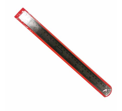 PH STAINLESS STEEL RULER 30CM