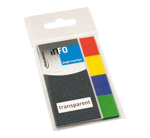 inFO 5670-00 PAGEMARKER 4 COLOR 40 SHEETS (TRANPARENT FILM)
