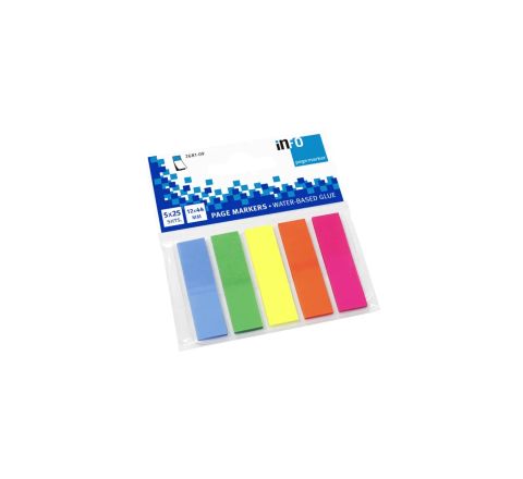 inFO 2681-09 FLAGS 12X44MM 25 SHEETS / PAD - 5 PADS