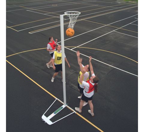 FREESTANDING WHEELAWAY COMPETITION NETBALL POSTS  