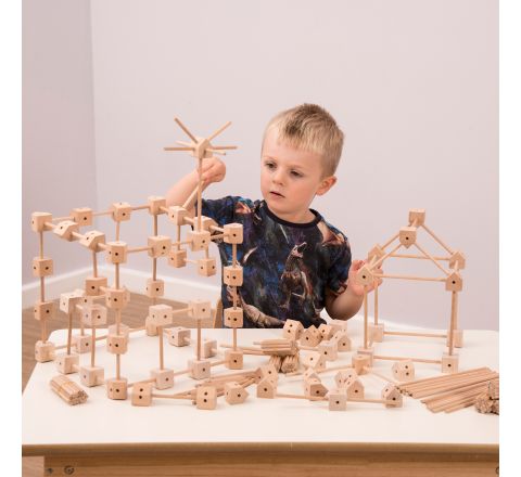 Loose Parts Construction Blocks and Poles